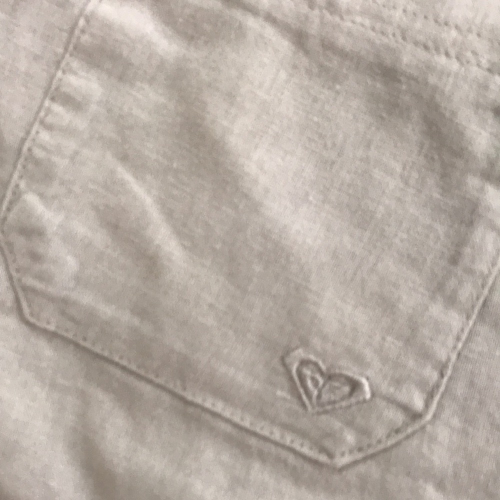 New! Roxy XS tan linen /cotton pants. - Picture 8 of 10